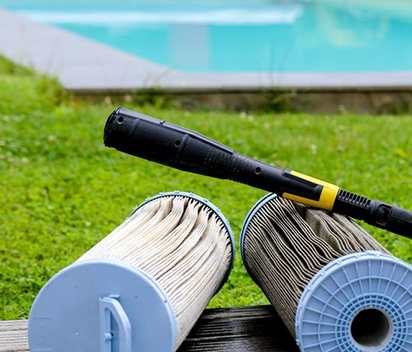 Pool Filter Brush for Easy Pool Maintenance